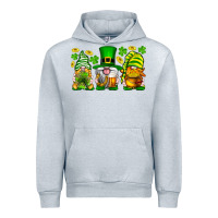 Heather Grey St. Patrick's Day gnomies Urban Hoodie - Neo Western