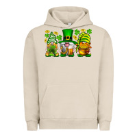 Pigment French Oak St. Patrick's Day gnomies Urban Hoodie - Neo Western
