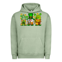 Pigment Oil Green St. Patrick's Day gnomies Urban Hoodie - Neo Western