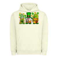 Pigment Pistachio St. Patrick's Day gnomies Urban Hoodie - Neo Western