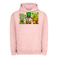 Pigment Salmon St. Patrick's Day gnomies Urban Hoodie - Neo Western
