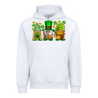 White St. Patrick's Day gnomies Urban Hoodie - Neo Western