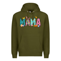 Army Green Easter Mama Easter Day Premium Hoodie - Neo Western