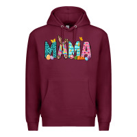 Burgundy Easter Mama Easter Day Premium Hoodie - Neo Western
