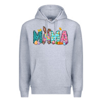 Heather Grey Easter Mama Easter Day Premium Hoodie - Neo Western