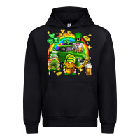 Black St. Patrick's Day gnomies truck Urban Hoodie - Neo Western