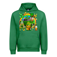 Emerald St. Patrick's Day gnomies truck Urban Hoodie - Neo Western