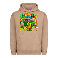 Pigment Burro St. Patrick's Day gnomies truck Urban Hoodie - Neo Western