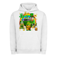 Pigment Lunar Rock St. Patrick's Day gnomies truck Urban Hoodie - Neo Western