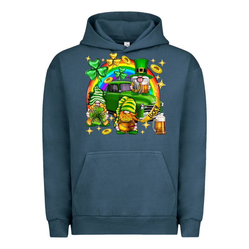 St. Patrick's Day Gnomies Truck Urban Hoodie by Neo Western | Teevron
