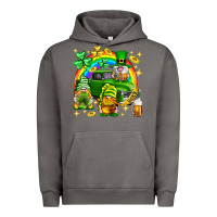Pigment Tornado St. Patrick's Day gnomies truck Urban Hoodie - Neo Western