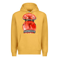 Mustard red leg guard fa element Premium Hoodie - FaDigitalArtStudio