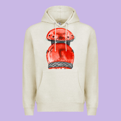 Red Leg Guard Fa Element Premium Hoodie Designed By Fadigitalartstudio