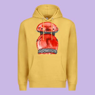 Red Leg Guard Fa Element Premium Hoodie Designed By Fadigitalartstudio