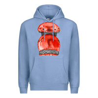 Colony Blue red leg guard fa element Premium Hoodie - FaDigitalArtStudio
