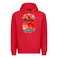 Red red leg guard fa element Premium Hoodie - FaDigitalArtStudio