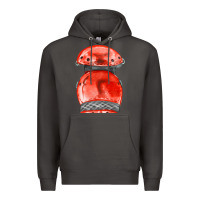 Smoke red leg guard fa element Premium Hoodie - FaDigitalArtStudio