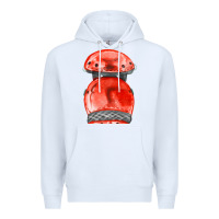 White red leg guard fa element Premium Hoodie - FaDigitalArtStudio
