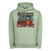 Pigment Oil Green the best memories camping Urban Hoodie - SublimationCraftShop