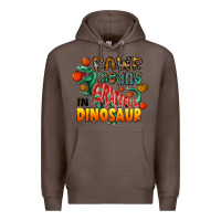 Coffee rawr means grateful in dinosaur Premium Hoodie - CowhideDigitalArt