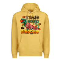 Antique Gold rawr means grateful in dinosaur Premium Hoodie - CowhideDigitalArt