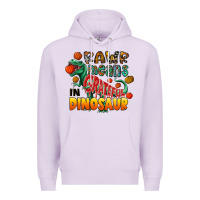 Lilac rawr means grateful in dinosaur Premium Hoodie - CowhideDigitalArt