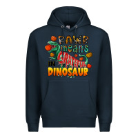 Navy rawr means grateful in dinosaur Premium Hoodie - CowhideDigitalArt