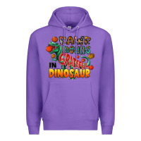 Purple rawr means grateful in dinosaur Premium Hoodie - CowhideDigitalArt