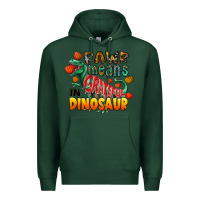 Sports Green rawr means grateful in dinosaur Premium Hoodie - CowhideDigitalArt