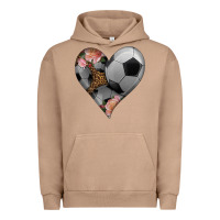 Pigment Burro western soccer heart Urban Hoodie - HRA Design Shop