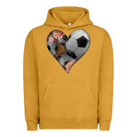 Pigment Peanut Butter western soccer heart Urban Hoodie - HRA Design Shop
