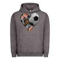 Pigment Tornado western soccer heart Urban Hoodie - HRA Design Shop
