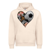Sandshell western soccer heart Urban Hoodie - HRA Design Shop