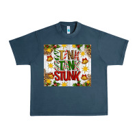 Midnight Navy Stink stank stunk Urban Heavy Tee - Artiststas