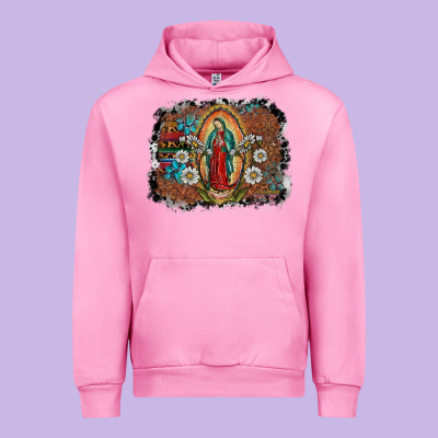 Virgin Mary Urban Hoodie Designed By Sublimationcraftshop