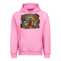 Fuchsia Pink virgin mary Urban Hoodie - SublimationCraftShop