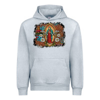 Heather Grey virgin mary Urban Hoodie - SublimationCraftShop