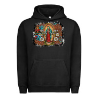 Pigment Black virgin mary Urban Hoodie - SublimationCraftShop