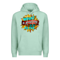 Seafoam what a great day to be alive Premium Hoodie - HRA Design Shop