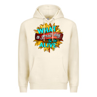 Tofu what a great day to be alive Premium Hoodie - HRA Design Shop