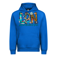Cobalt lpn Urban Hoodie - CowhideDigitalArt