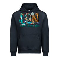 Navy lpn Urban Hoodie - CowhideDigitalArt