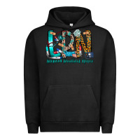Pigment Black lpn Urban Hoodie - CowhideDigitalArt