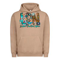 Pigment Burro lpn Urban Hoodie - CowhideDigitalArt