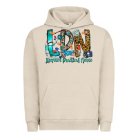 Pigment French Oak lpn Urban Hoodie - CowhideDigitalArt