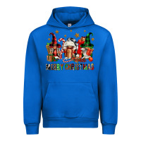 Cobalt merry christmas buffalo gnomies Urban Hoodie - FaDigitalArtStudio