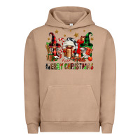 Pigment Burro merry christmas buffalo gnomies Urban Hoodie - FaDigitalArtStudio