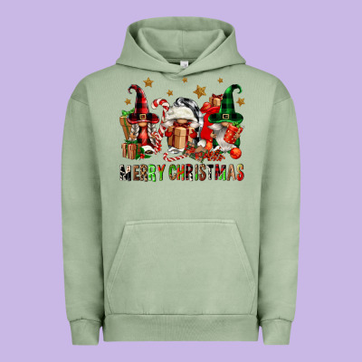 Merry Christmas Buffalo Gnomies Urban Hoodie Designed By Fadigitalartstudio