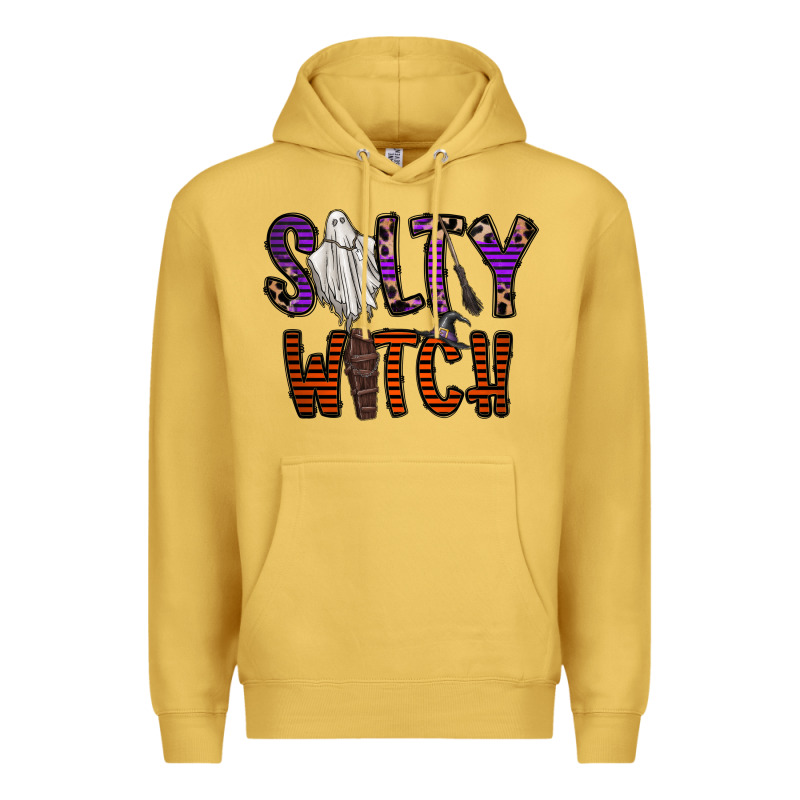 Salty Witch Premium Hoodie by CowhideDigitalArt | Teevron