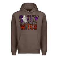 Coffee Salty Witch Premium Hoodie - CowhideDigitalArt